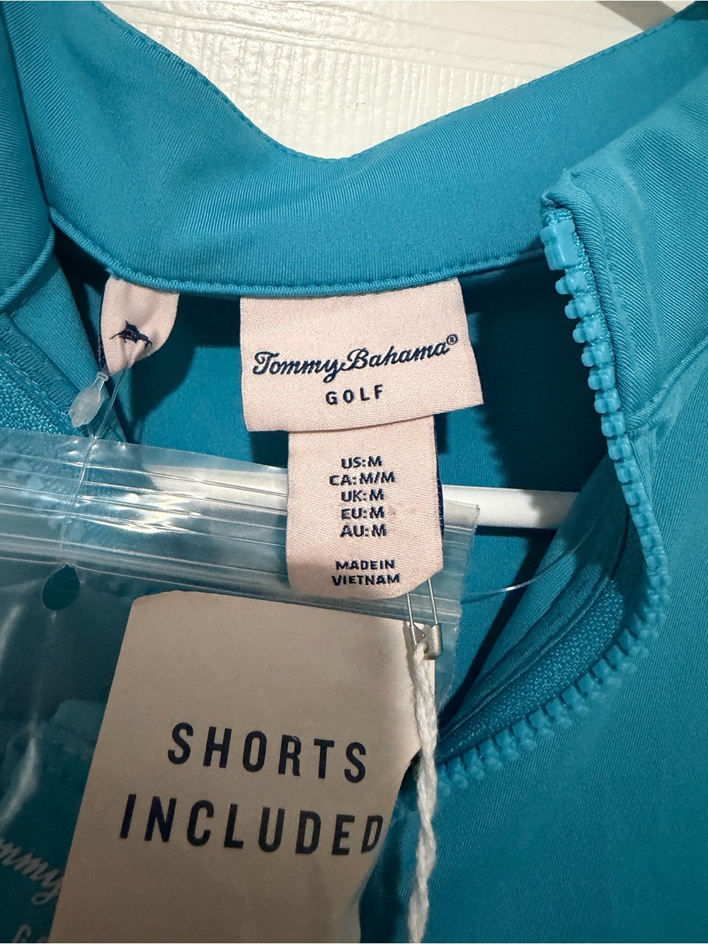 NWT Tommy Bahama Golf Performance Polo Dress + Shorts Set – Turquoise Blue – M - Picture 5 of 5